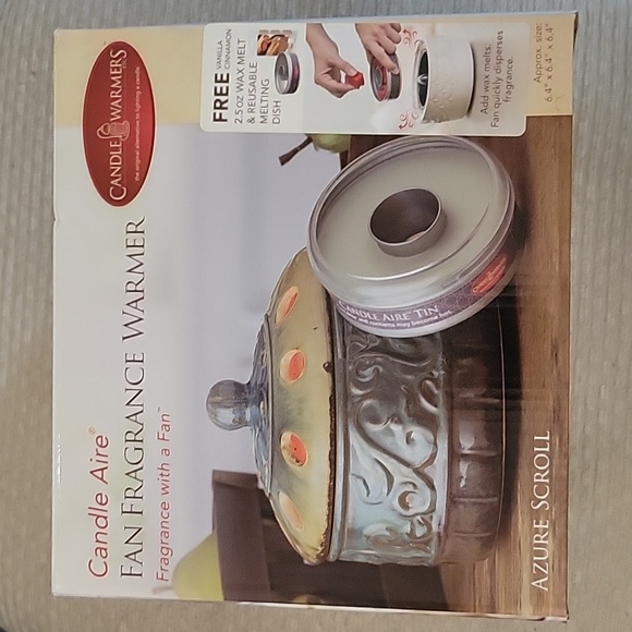 Candle Aire Other Candle Air Fan Fragrance Warmer 6 Fragrance Tins Poshmark